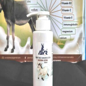 Donkey Milk Natural Sunscreen Lotion Saffron Lotion