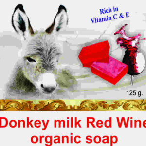 Donkey Milk Natural Redwine Soap