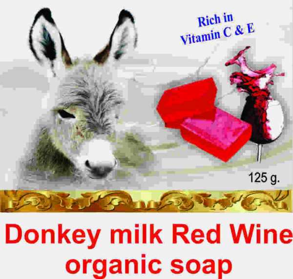 Donkey Milk Natural Redwine Soap